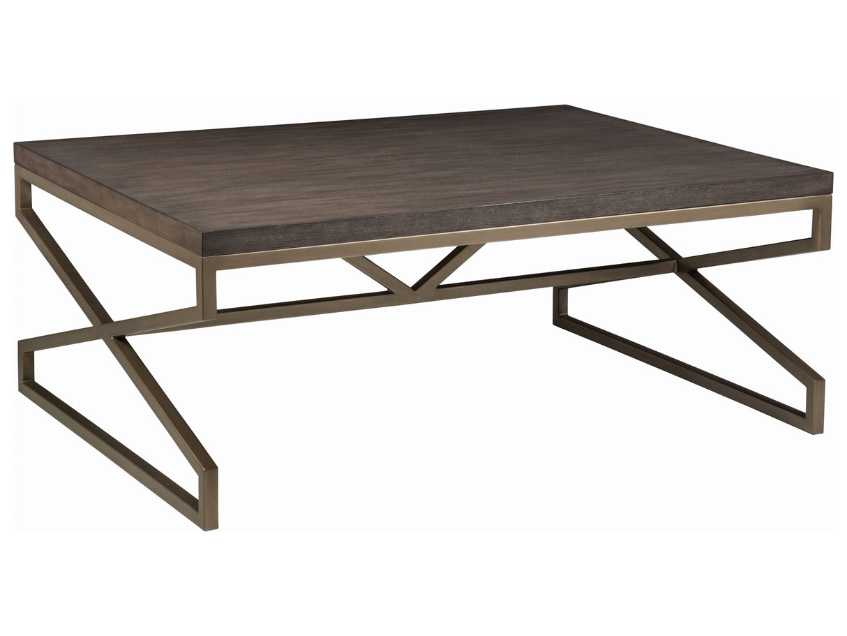 Cohesion Program - Edict Rectangular Cocktail Table - Dark Brown - 19"