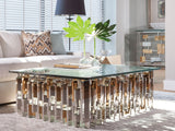 Signature Designs - Cityscape Rectangular Cocktail Table - Pearl Silver