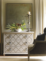 Oyster Bay - Brookhaven Hall Chest - Pearl Silver