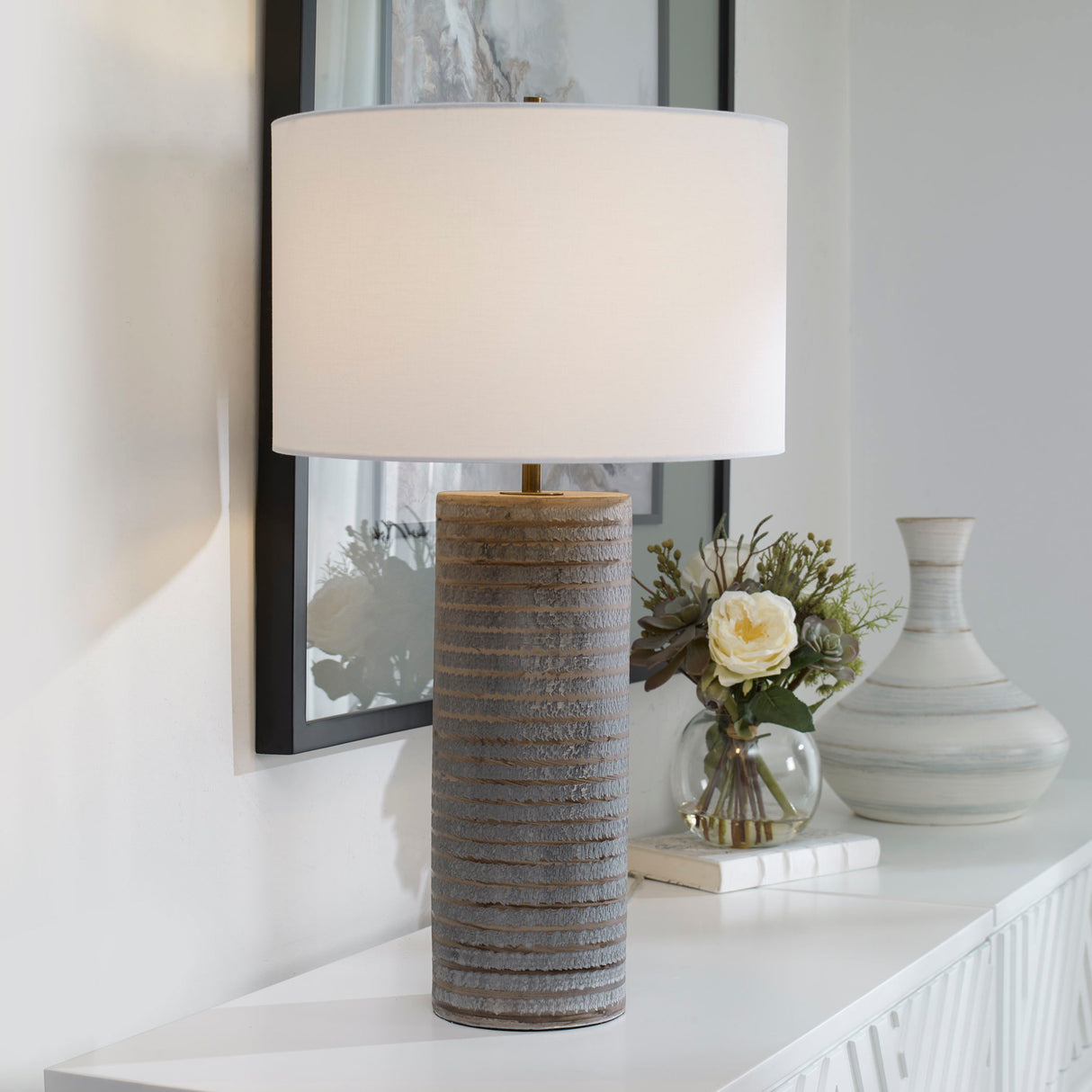 Monolith - Table Lamp - Gray