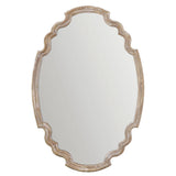 Ludovica - Aged Wood Mirror - Gold