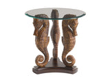 Royal Kahala - Sea Horse Lamp Table - Dark Brown