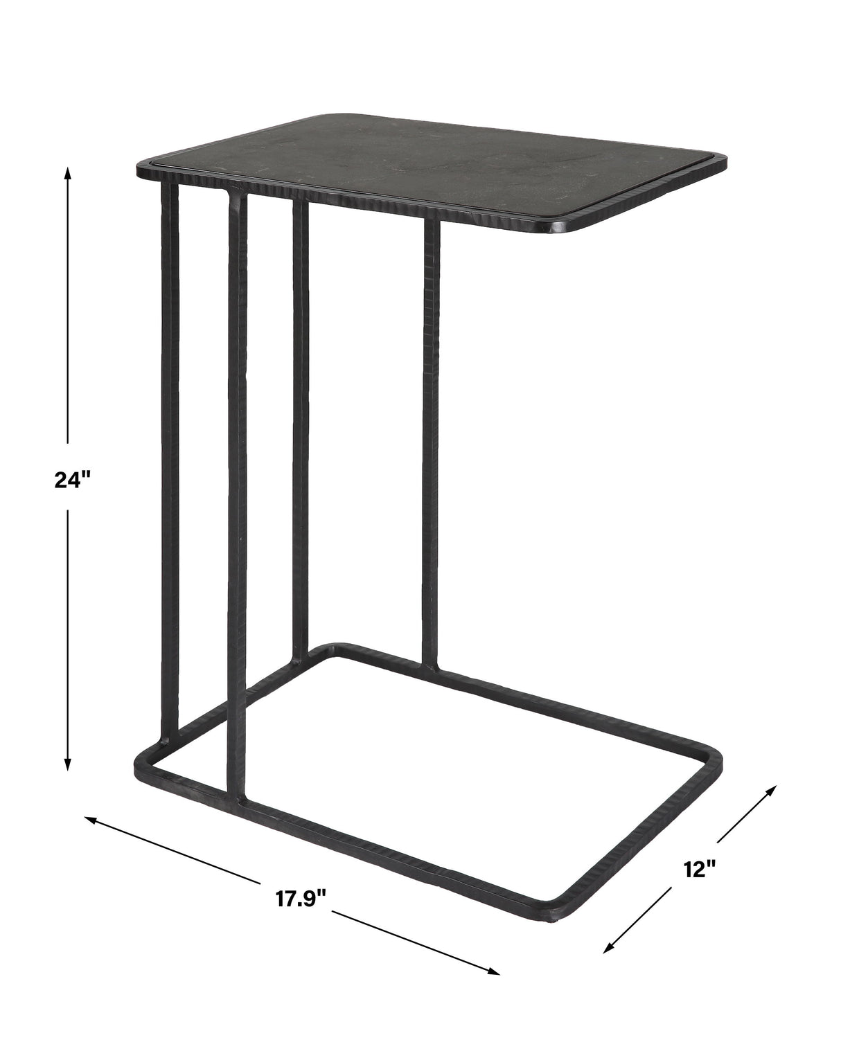 Cavern - Stone & Iron Accent Table