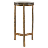 Eternity - Brass Accent Table - Bronze