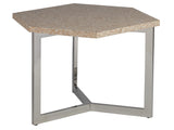 Signature Designs - Inamorata Hexagonal Cluster Bunching Table - Pearl Silver