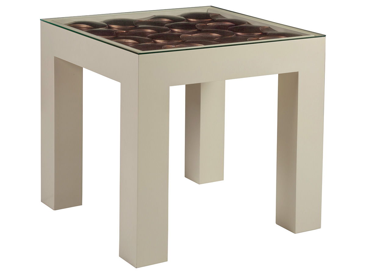 Signature Designs - Credo Square End Table - Beige