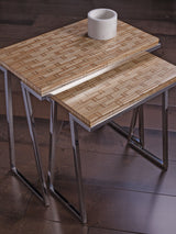 Signature Designs - Thatch Nesting Tables - Light Brown