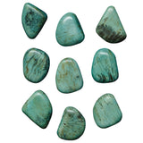 Pebbles - Wood Wall Decor, Set Of 9 - Aqua