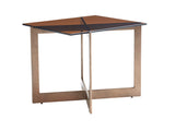 Zavala - Aperture End Table - Dark Brown