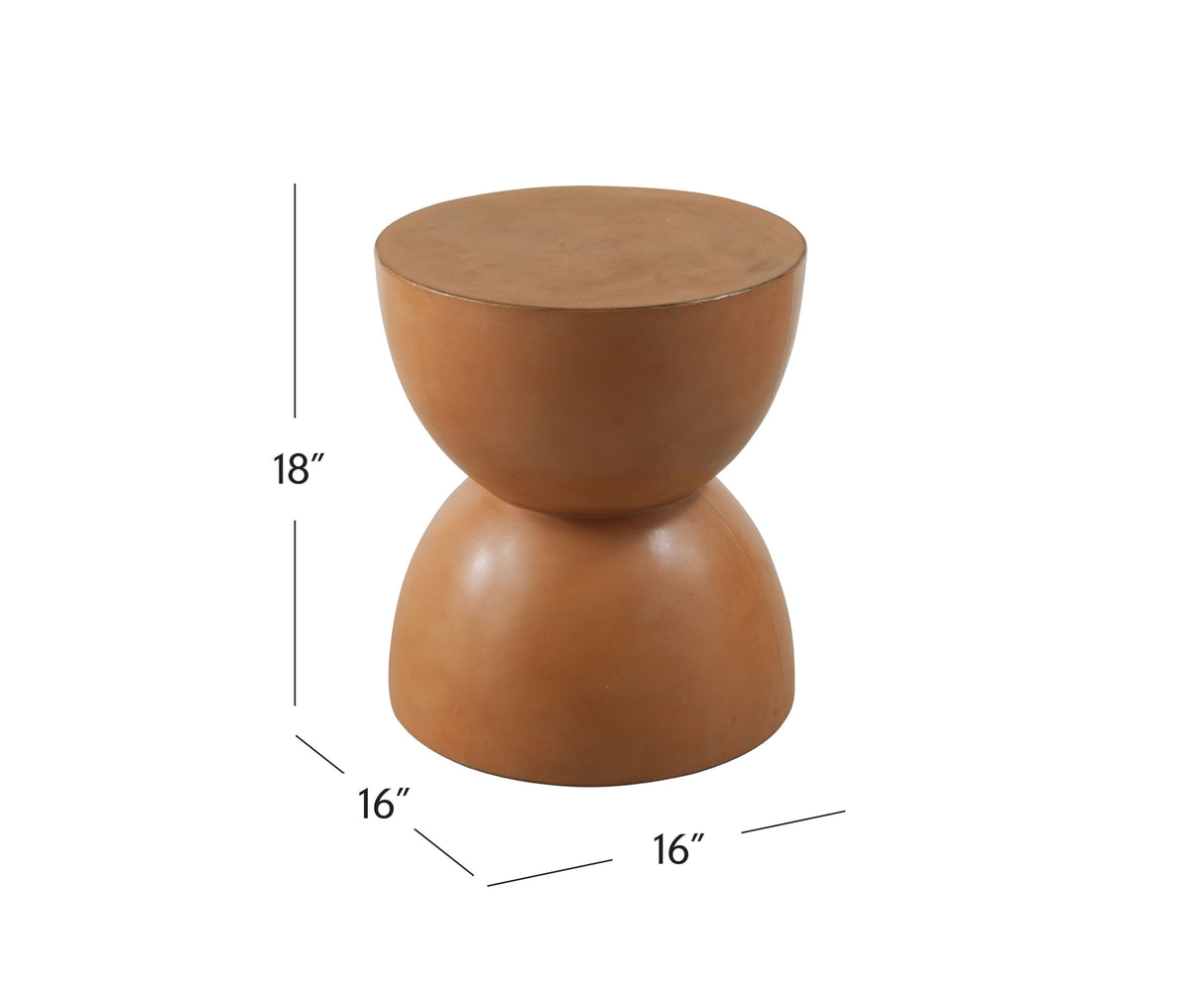 Alejandro - Accent Table - Light Brown