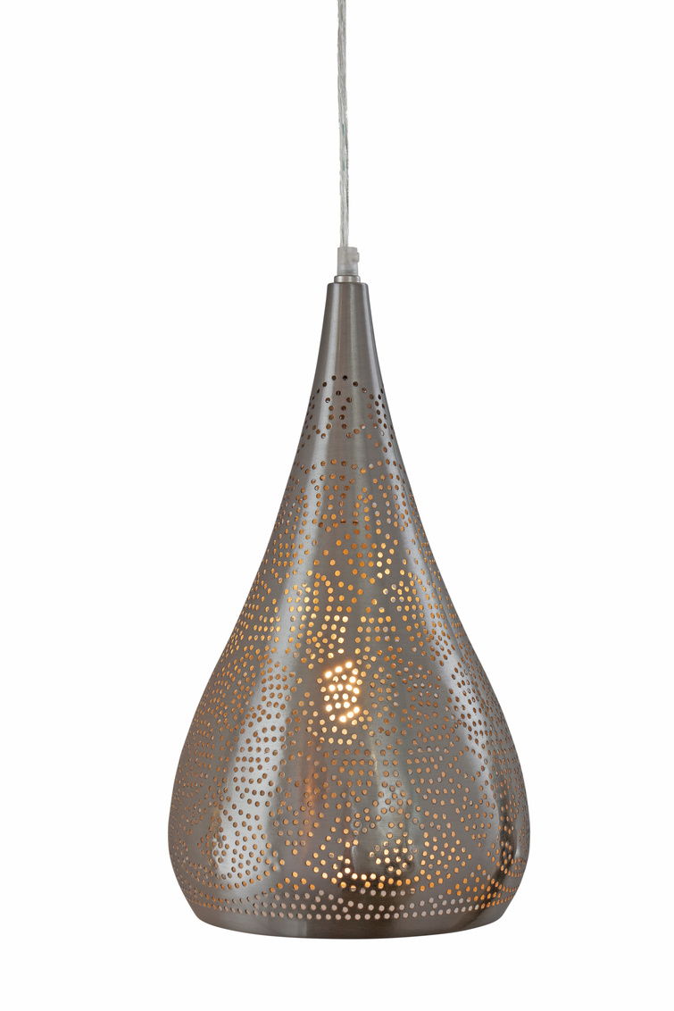 Blanton - Metal Pendant - Gray