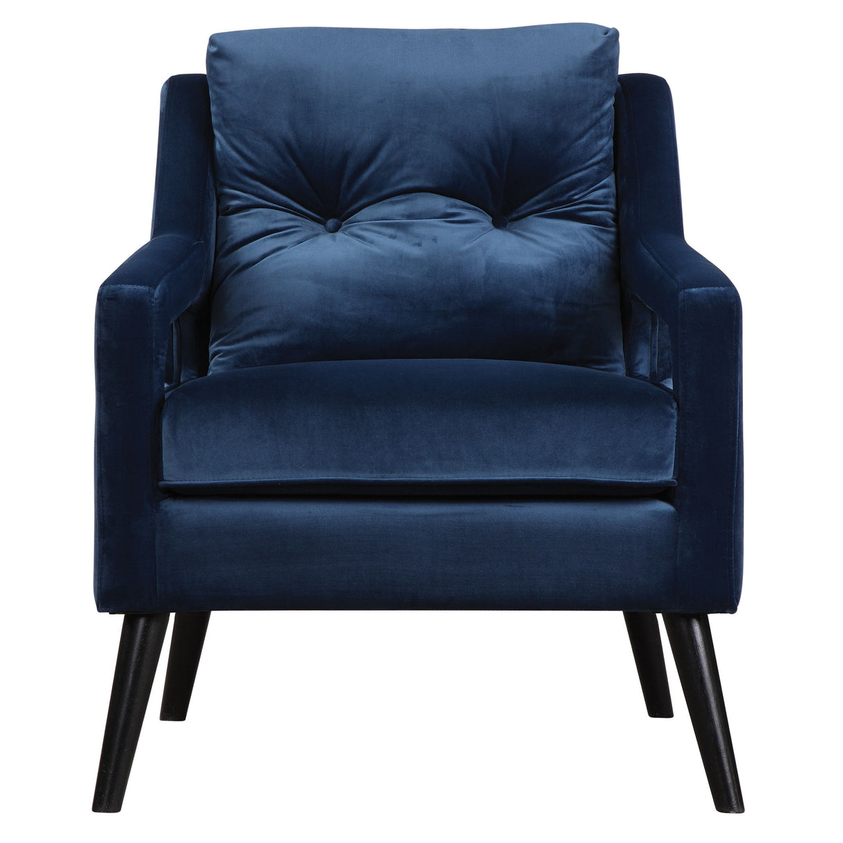 O'brien - Velvet Armchair - Blue