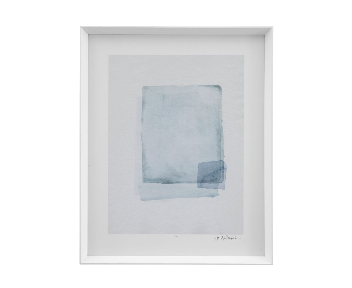 Water Color Lens II - Framed Print - White