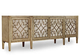 Sanctuary - Four-Door Mirrored Console Table