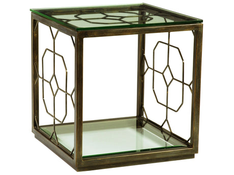 Metal Designs - Honeycomb Square End Table