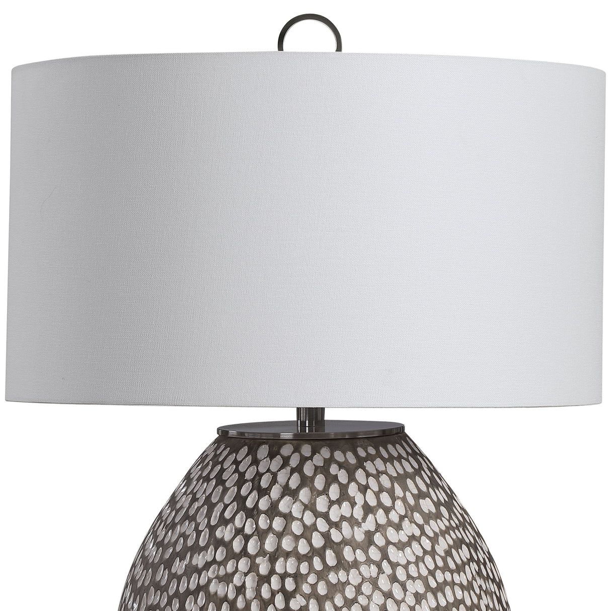 Tanali - Modern Table Lamp - White & Gray