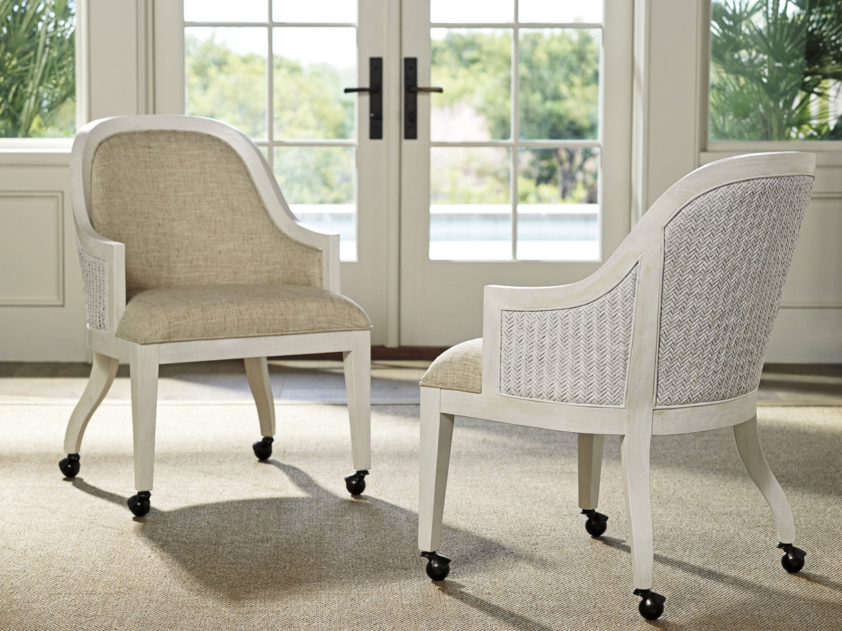 Ocean Breeze - Bayview Arm Chair With Casters