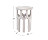 Lloyd - White Accent Table - White