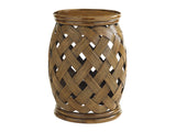 Bali Hai - Hibiscus Round Accent Table - Dark Brown