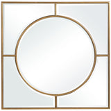 Stanford - Square Mirror - Gold