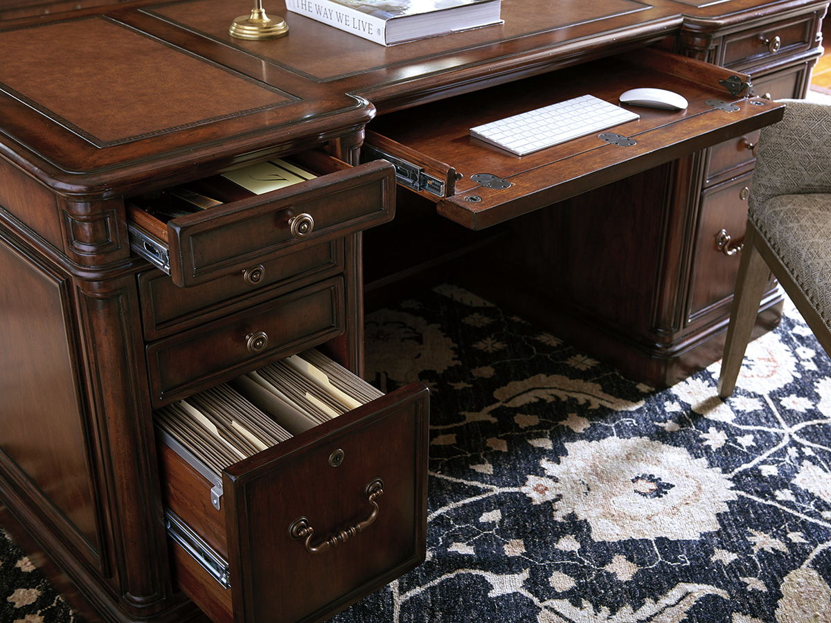 Richmond Hill - Morgan Executive Desk - Dark Brown