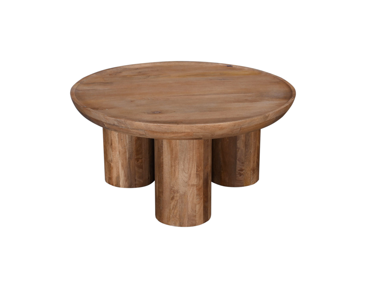 Blair - Round Cocktail Table - Dark Brown