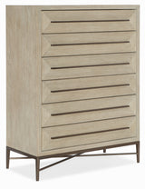 Cascade - 6-Drawer Chest - Light Brown