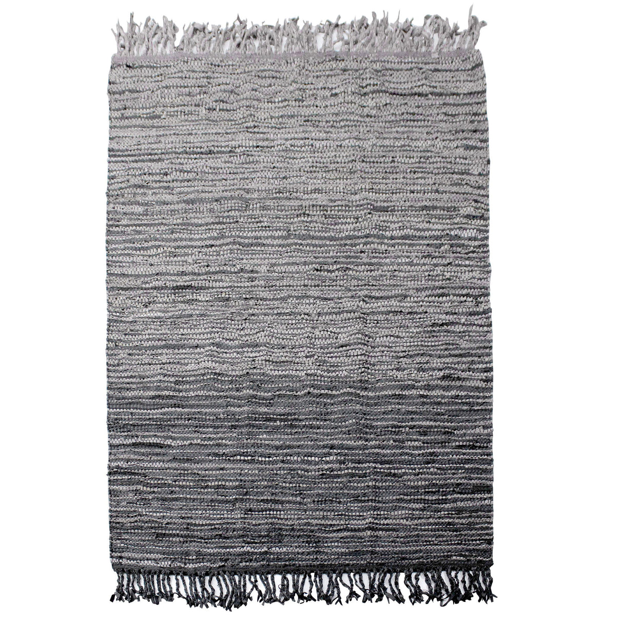 Kirvin - Wool 8 X 10 Rug - Gray, Dark