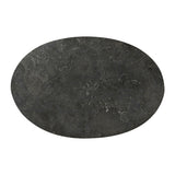 Jessenia - Stone Accent Table - Gray, Dark