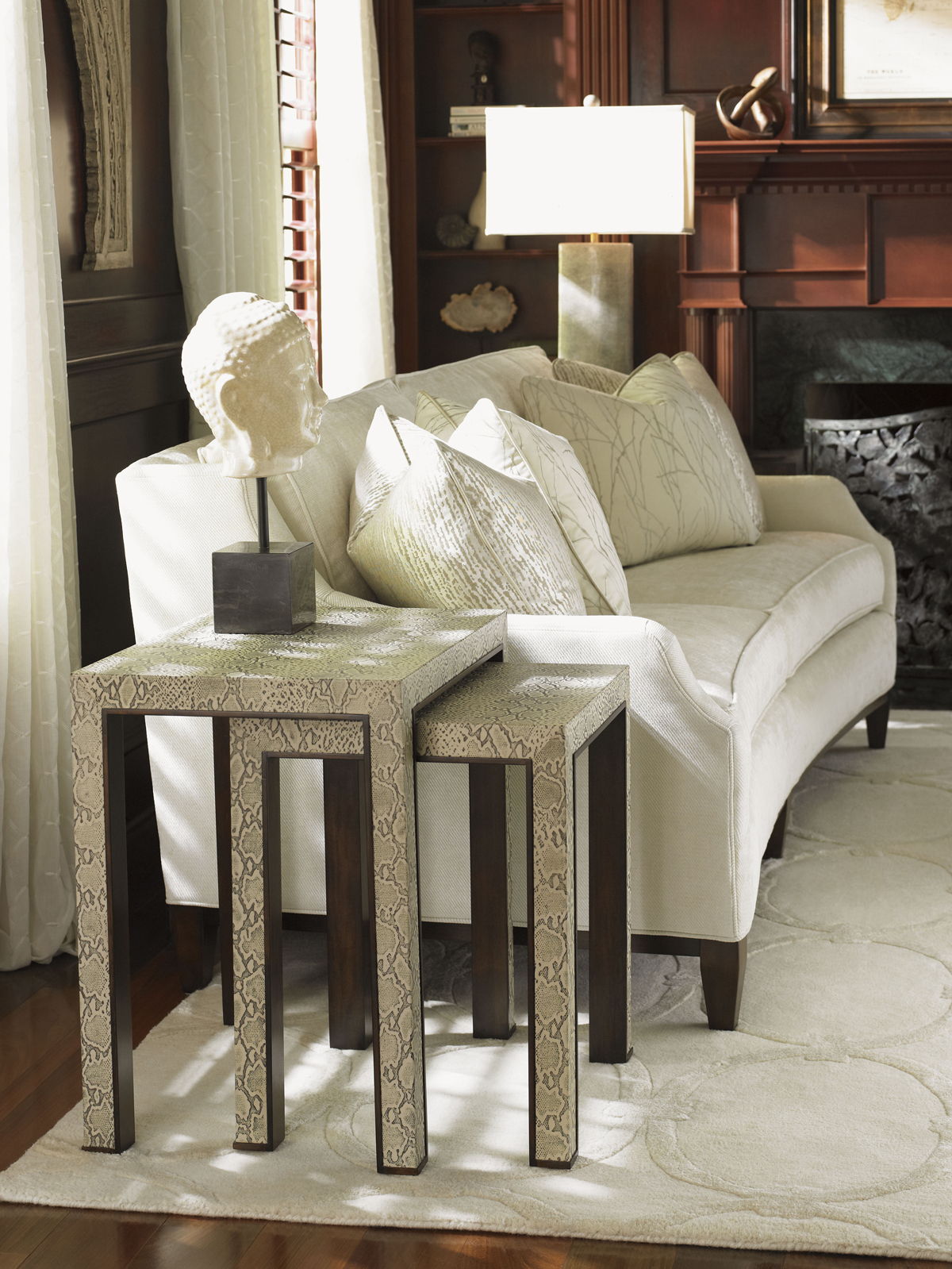 Tower Place - Adler Nesting Tables - Beige