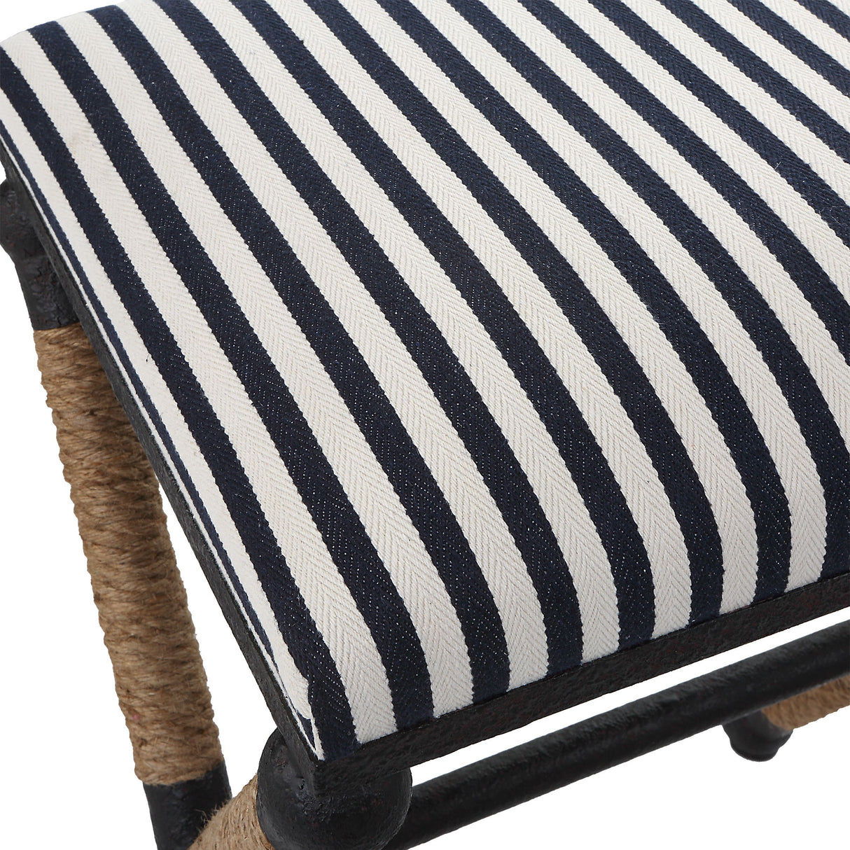 Firth - Rustic Bench - Navy