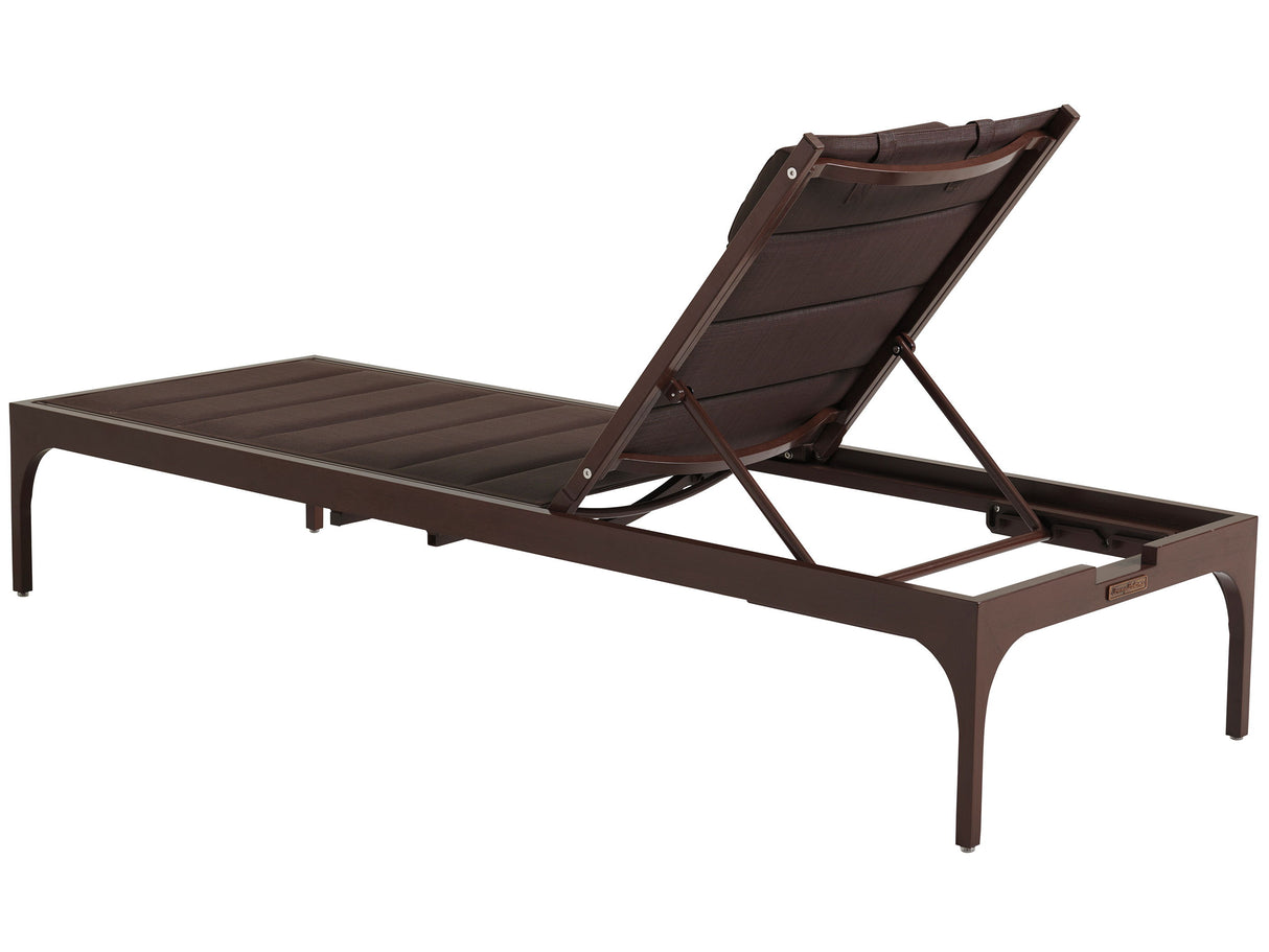 Abaco - Chaise Lounge - Dark Brown