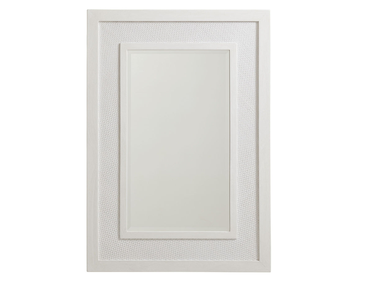 Ocean Breeze - Granada Rectangular Mirror - White