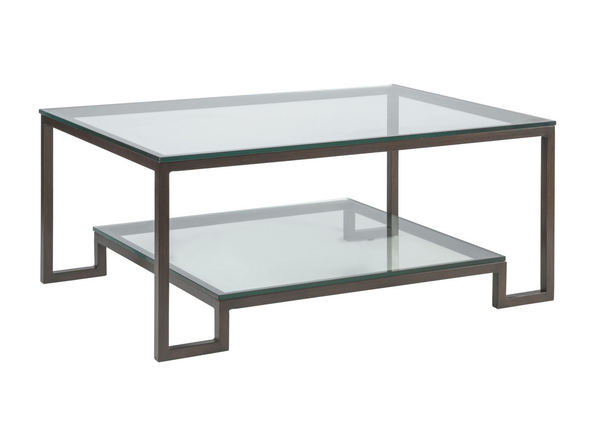 Metal Designs - Bonaire Rectangular Cocktail Table - Dark Brown