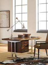 Studio Designs - La Costa Live Edge Writing Desk - Dark Brown