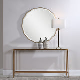 Aneta - Round Mirror - Gold