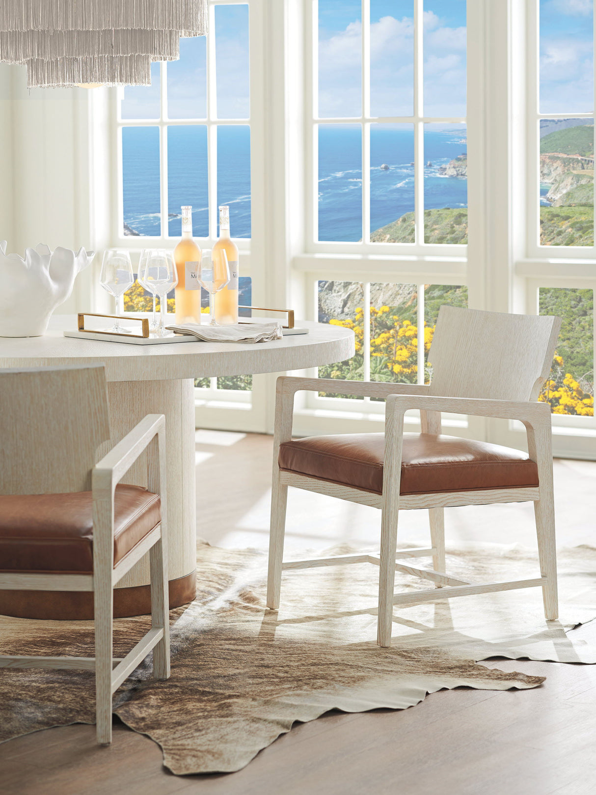 Carmel - Ridgewood Dining Chair - Beige - Wood