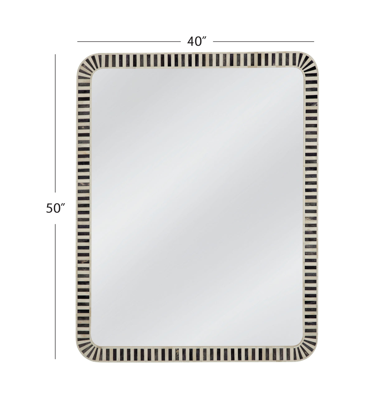 Cyrus - Wall Mirror - White