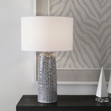 Static - Modern Table Lamp - Gray, Dark