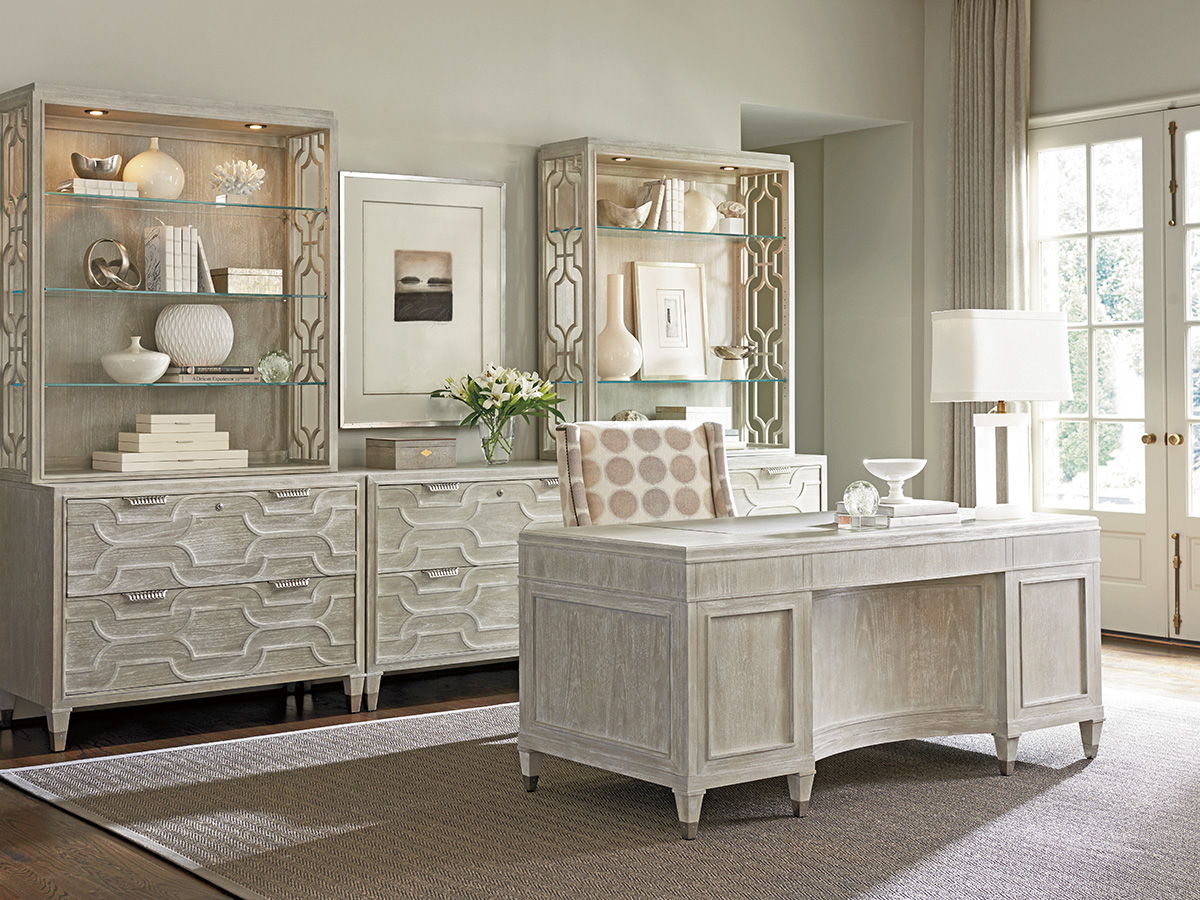 Greystone - Avery Executive Desk - Beige