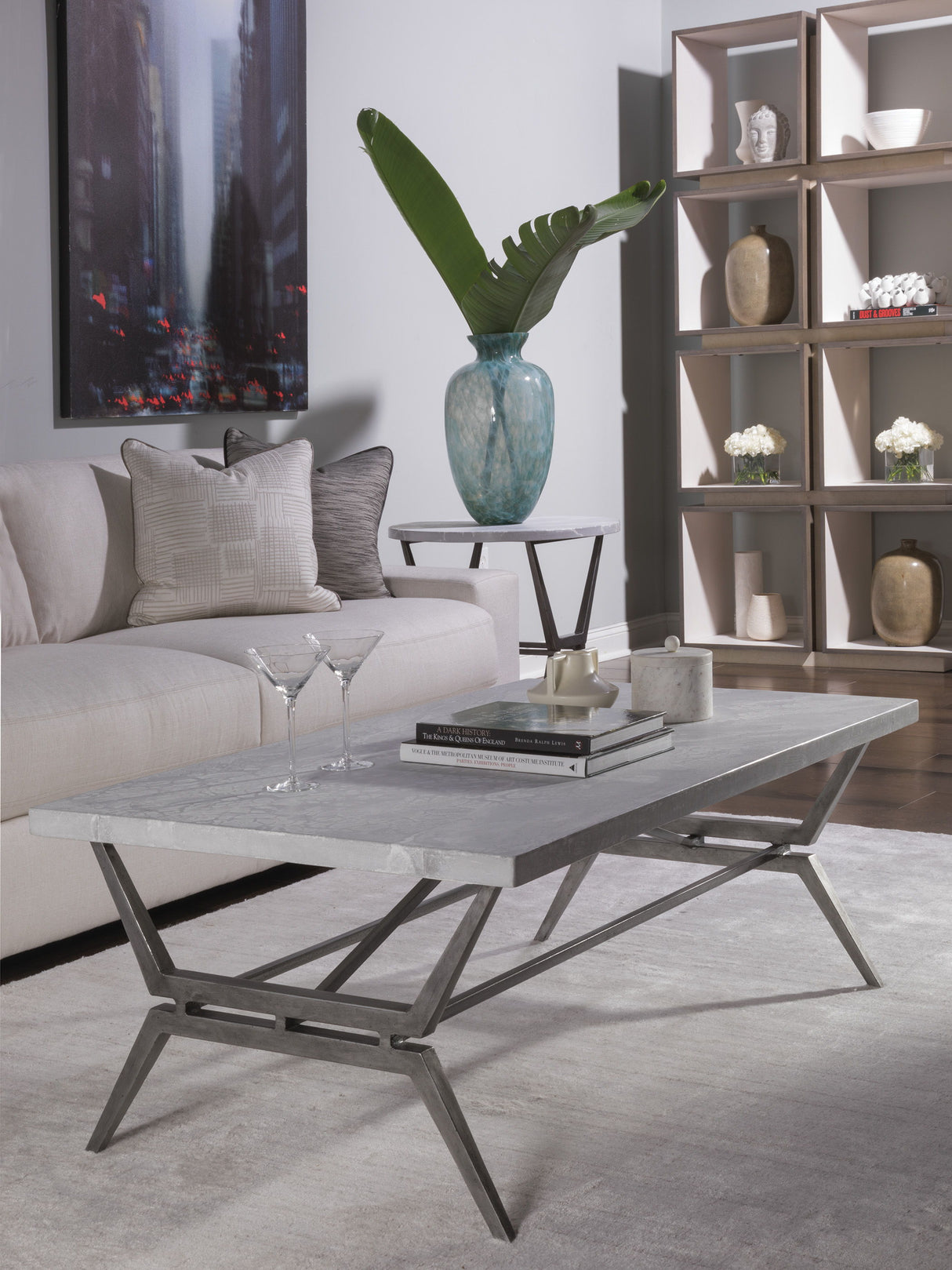 Signature Designs - Cirro Round End Table - Gray