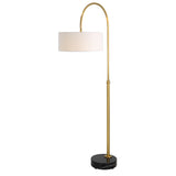 Huxford - Brass Arch Floor Lamp