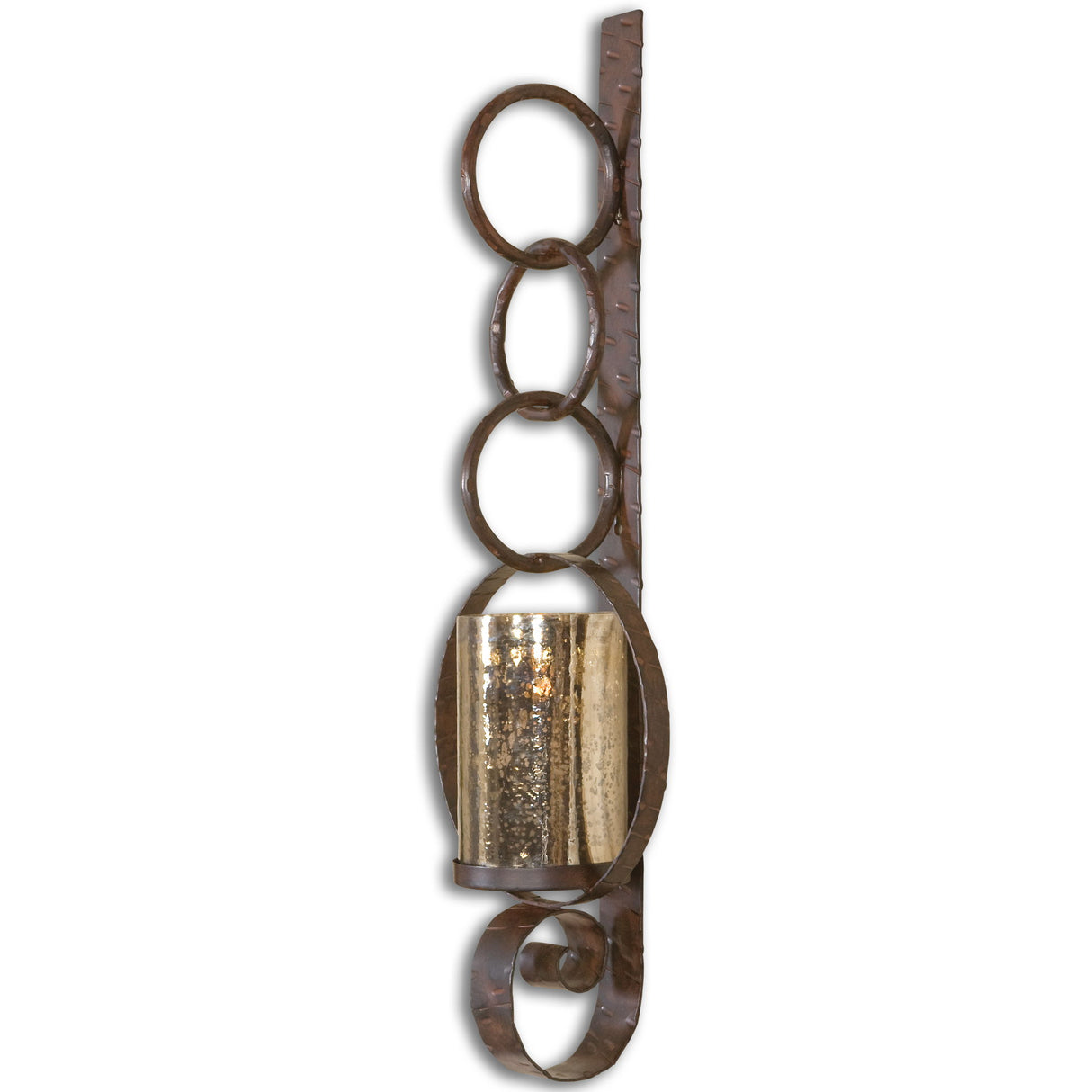 Falconara - Metal Wall Sconce - Brown, Dark