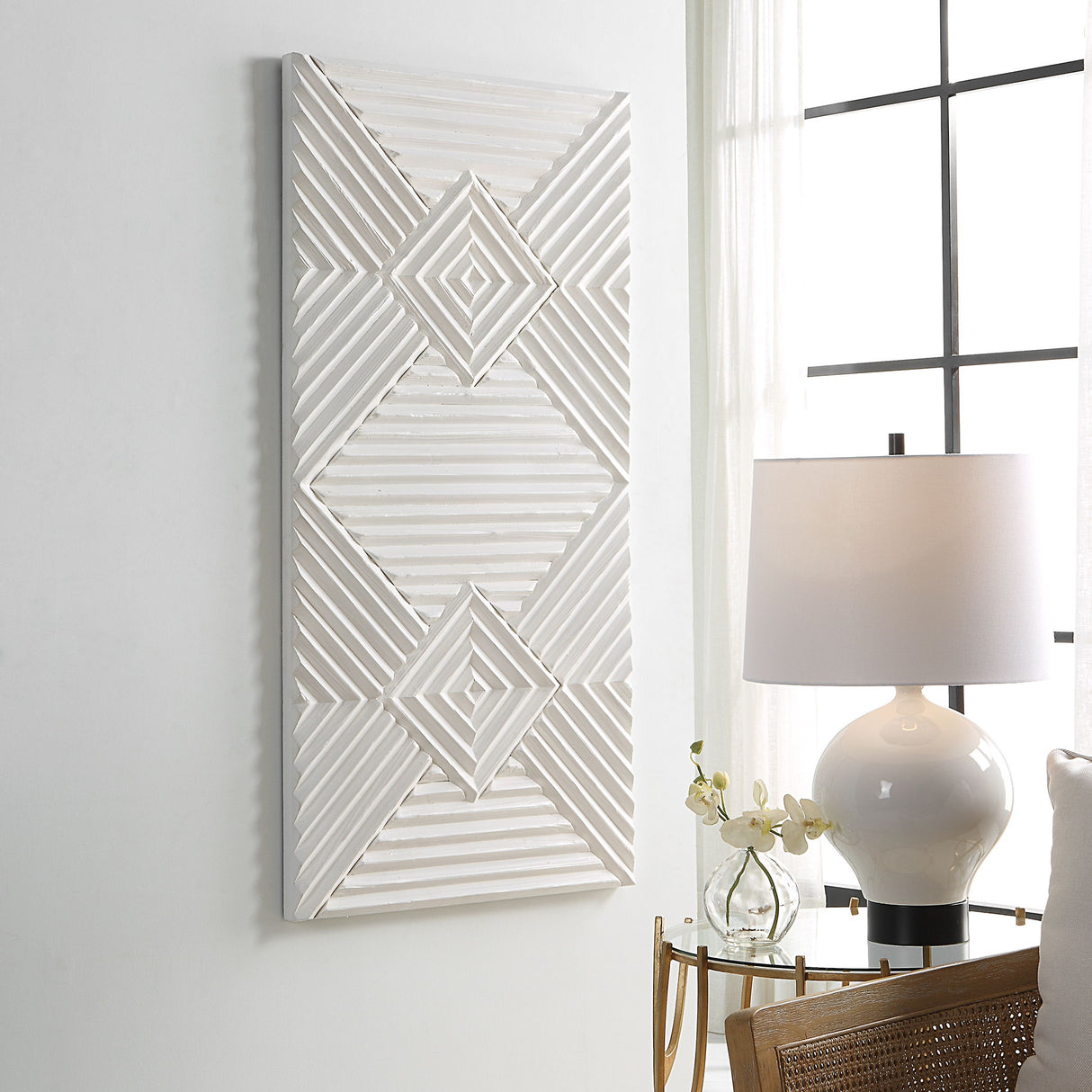 Nexus - Wood Geometric Wall Decor