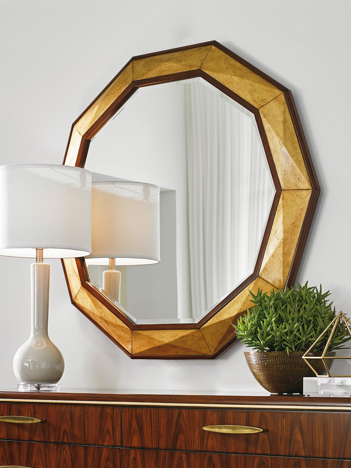 Take Five - Savoy Round Mirror - Yellow