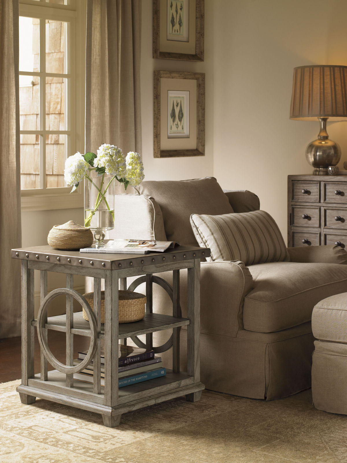 Twilight Bay - Wyatt Lamp Table - Gray