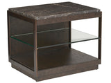 Park City - Summit Rectangular End Table - Dark Brown