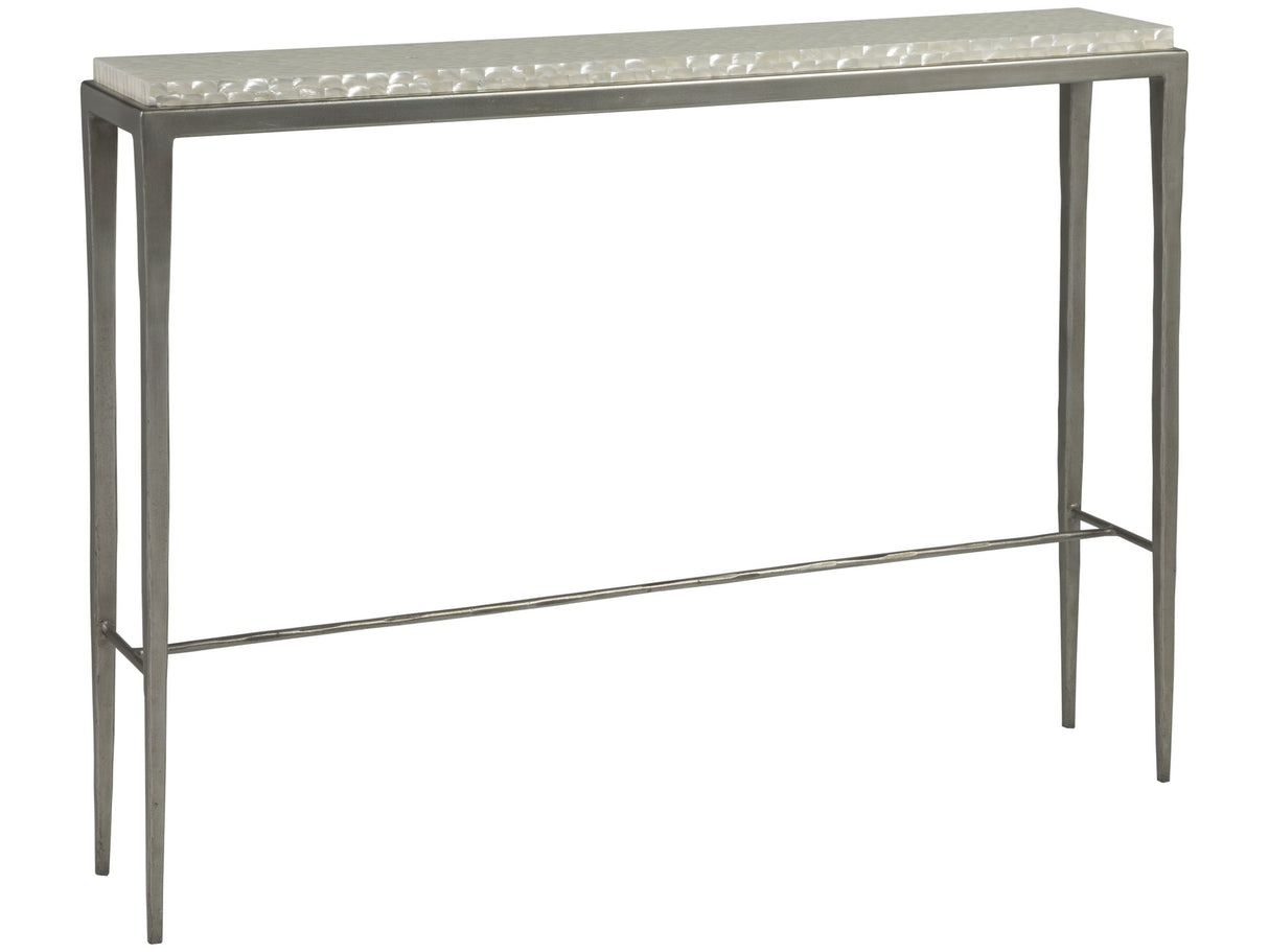 Signature Designs - Brilliante Shallow Console - Dark Gray