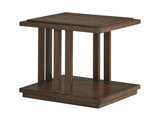 Silverado - Alvarado Rectangular End Table - Dark Brown