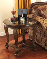 Norcastle - Dark Brown - Round End Table